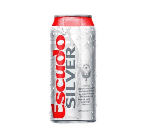[31228] CERVEZA ESCUDO SILVER LATA 470 ML