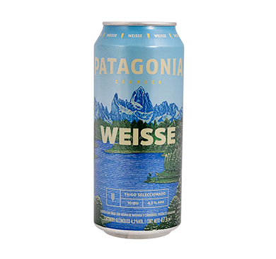 [674] CERVEZA PATAGONIA WEISSE LATA 410 ML