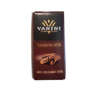 [2716] CHOCOLATE VANINI DARK CHOCOLATE 86% 100 GRAMOS