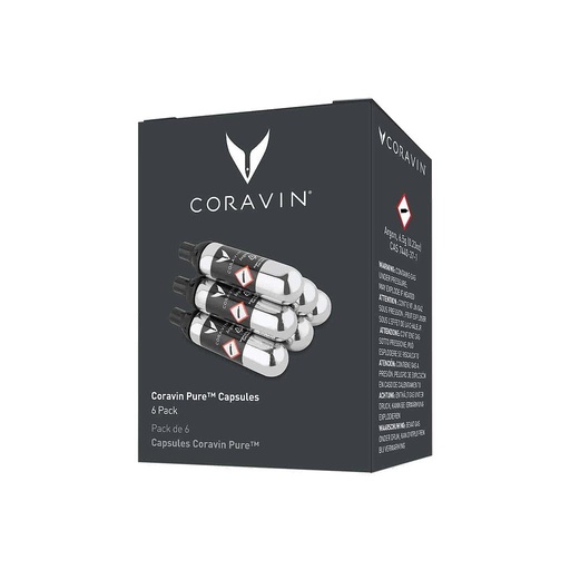 [31401] CORAVIN CAPSULAS 6 UNIDADES