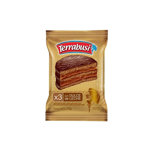 [30460] ALFAJOR TERRABUSI TRIPLE DDL 70 GRAMOS