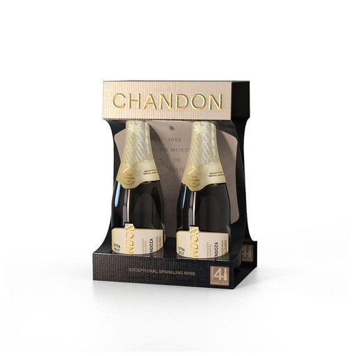 [32210] ESPUMOSO CHANDON BRUT 187 ML FOUR PACK