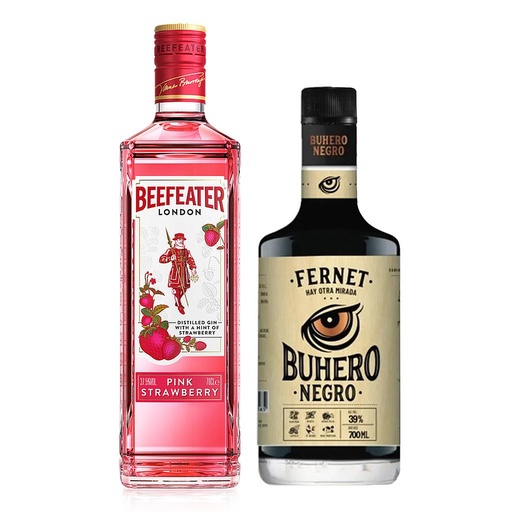 [33076] GIN BEEFEATER PINK 750 ML + FERNET BUHERO DE REGALO