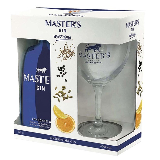 [33069] GIN MASTER'S 700 ML + COPA