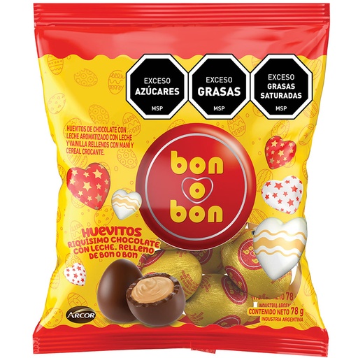 [35506] HUEVITO BON O BON LECHE Y CEREALES 10X 7,8 GRAMOS