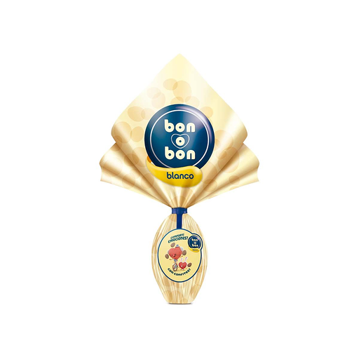 [367] HUEVO DE PASCUA BON O BON BLANCO 55 GRAMOS