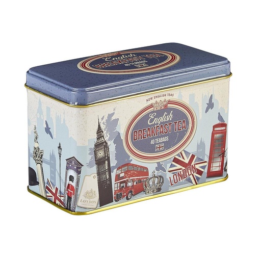 [31654] LATA DE TE NEW ENGLISH AFTERNOON RETRO 40 SOBRES