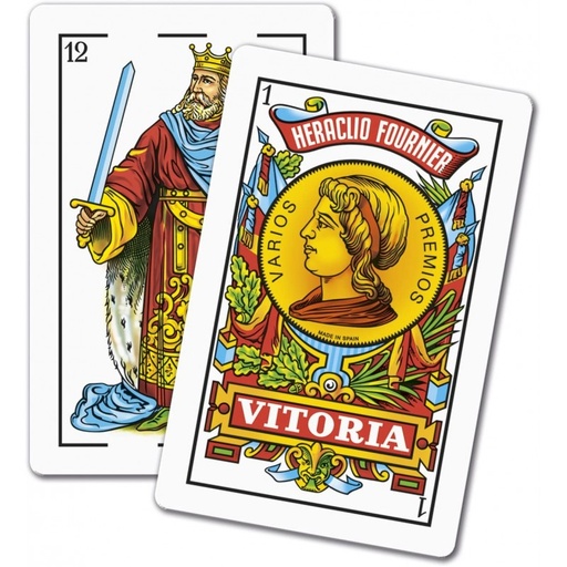 [11049] NAIPES FOURNIER 50 CARTAS ESPAÑOLAS (PLASTICO)    