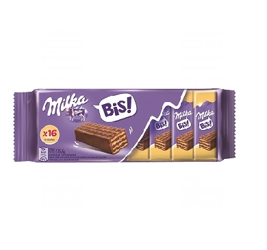 [2936] OBLEA BAÑADA MILKA BIS 105.6 GRAMOS               