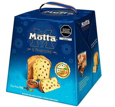 [4528] PANETTONE MOTTA 750 GRAMOS
