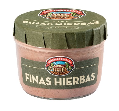 [3851] PATE CASA TARRADELLAS FINAS HIERBAS 125 GRAMOS