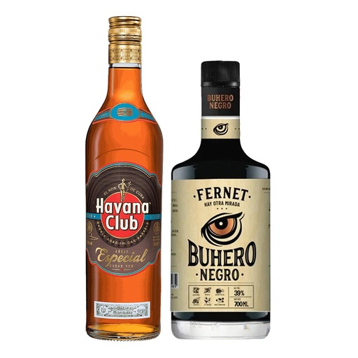 [33078] RON HAVANA CLUB AÑEJO ESPECIAL 700 ML + FERNET BUHERO DE REGALO