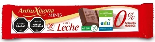 [31458] TABLETA CHOCOLATE ANTIU XIXONA MINI LECHE 25 GRAMOS