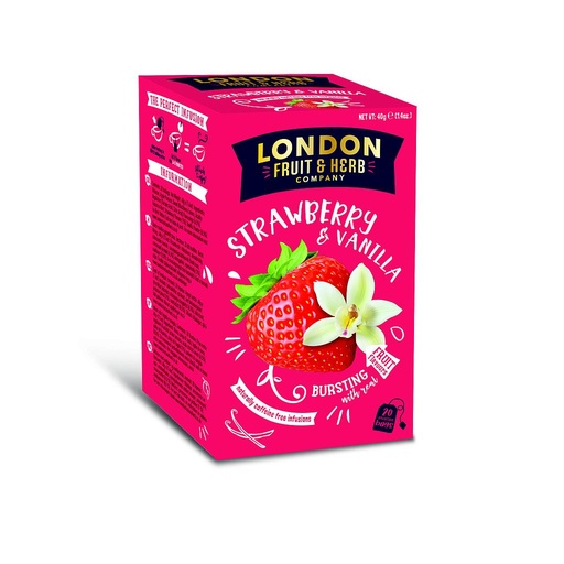 [31500] TE LONDON FRUIT & HERB FRESA Y VAINILLA 20 SOBRES