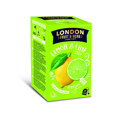 [31498] TE LONDON FRUIT & HERB LIMON Y LIMA 20 SOBRES