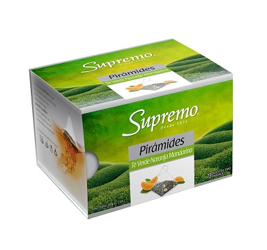 [12322] TE SUPREMO 15 BOLSITAS VERDE NARANJA Y MANDARINA  