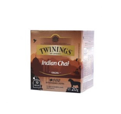 [1512] TE TWININGS INDIAN CHAI 10 SOBRES