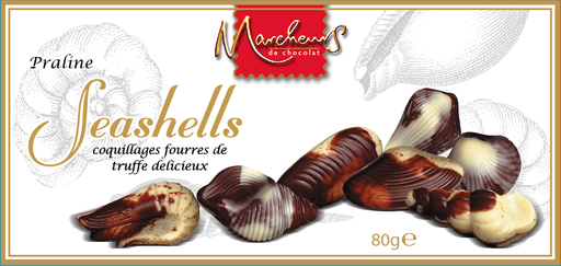 [30903] BOMBONERA MARCHEURS SEASHELLS 80 GRAMOS
