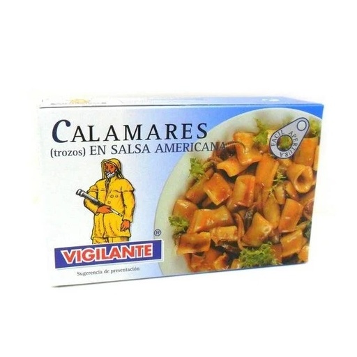 [11734] VIGILANTE CALAMARES EN SALSA AMERICANA            