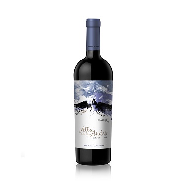 [1499] VINO ALBA EN LOS ANDES MALBEC RESERVE 750 ML