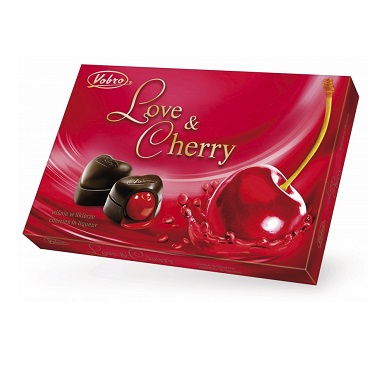 [2740] BOMBONERA VOBRO LOVE & CHERRY 198 GRAMOS