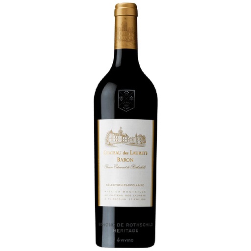 [33919] VINO CHATEAU DES LAURETS BARON SELECTION PARCELLAIRE 2016 750 ML