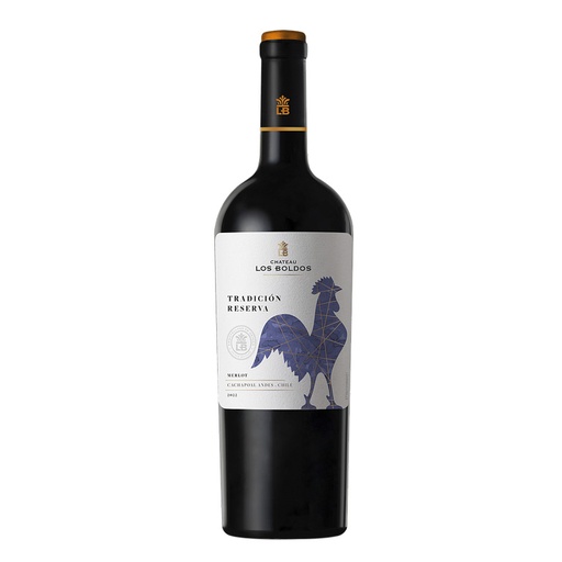 [34589] VINO CHATEAU LOS BOLDOS TRADICION RESERVA MERLOT 750 ML