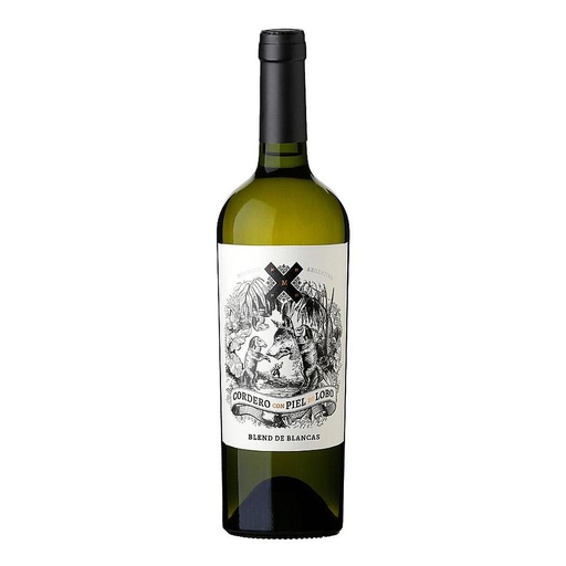 [30065] VINO CORDERO CON PIEL DE LOBO BLEND DE BLANCAS 750 ML