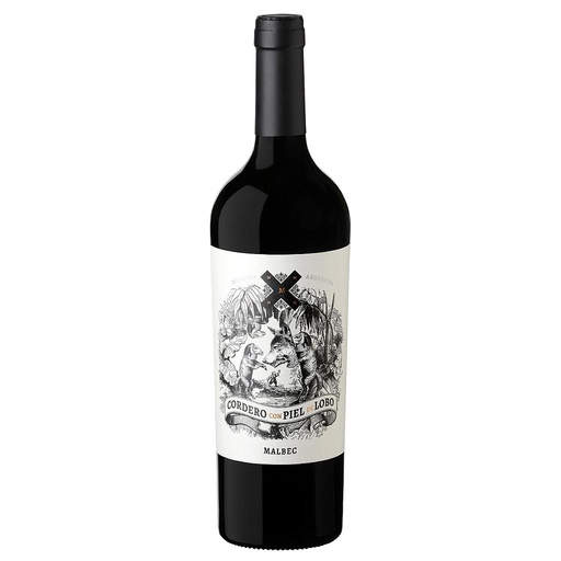 [4659] VINO CORDERO CON PIEL DE LOBO MALBEC 750 ML