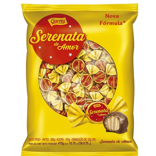 [31324] BOMBONES SERENATA DE AMOR BOLSA 412 GRAMOS