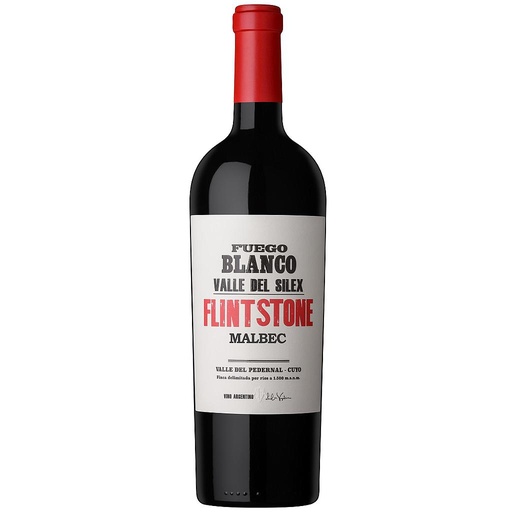 [4668] VINO FUEGO BLANCO FLINTSTONE MALBEC 750 ML