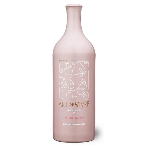 [1420] VINO GERARD BERTRAND ART DE VIVRE LANGUEDOC ROSE 2024 750 ML