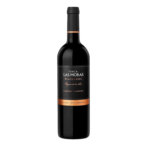 [2586] VINO LAS MORAS BLACK LABEL CABERNET 750 ML