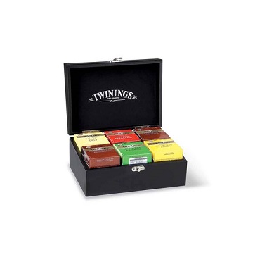 [4201] CAJA DE MADERA TWININGS BOX NEGRO 60 SOBRES