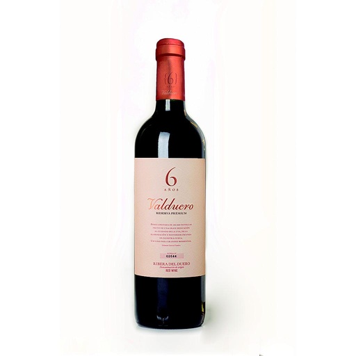 [32888] VINO VALDUERO RESERVA PREMIUM 6 AÑOS 2015 750 ML