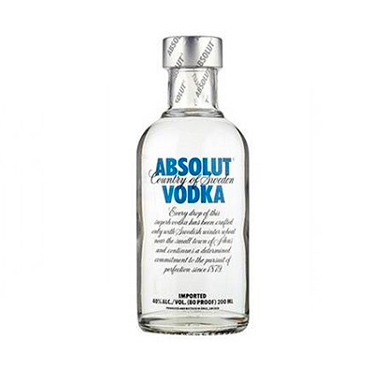 [3310] VODKA ABSOLUT 200 ML