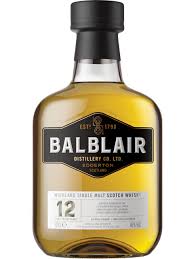 [30792] WHISKY DE MALTA BALBLAIR 12 AÑOS 700 ML