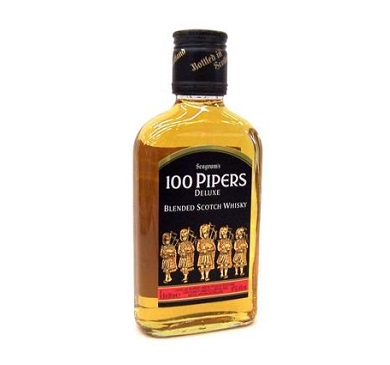 [865] WHISKY ESCOCES 100 PIPERS 200 ML