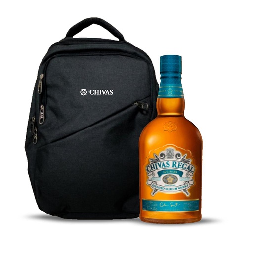 [13350] WHISKY ESCOCES CHIVAS MIZUNARA 700 ML CON MOCHILA DE REGALO