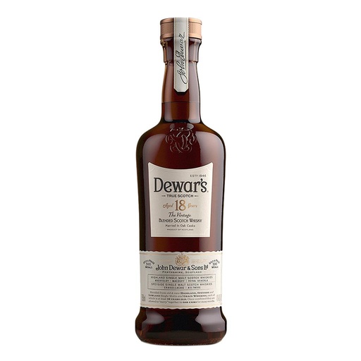 [4280] WHISKY ESCOCES DEWAR'S 18 AÑOS 1 LITRO