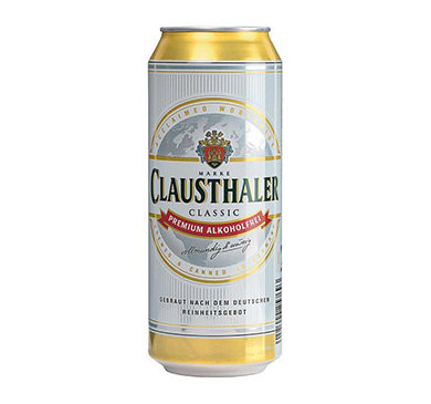 [2209] CERVEZA CLAUSTHALER SIN ALCOHOL LATA 500 ML